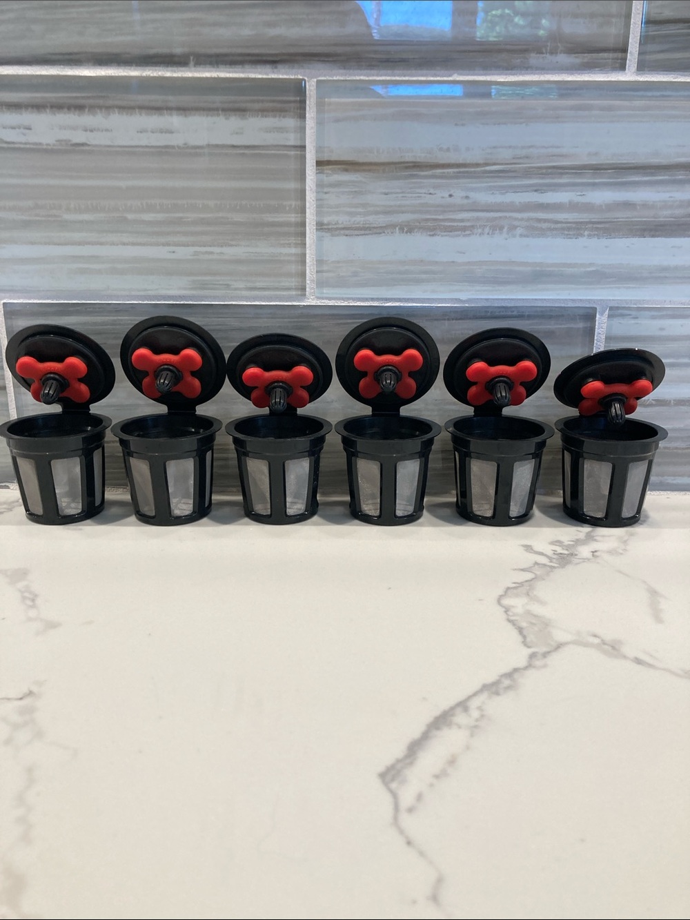 Set of 6 Reusable Coffee Keurig K-Cup Pods